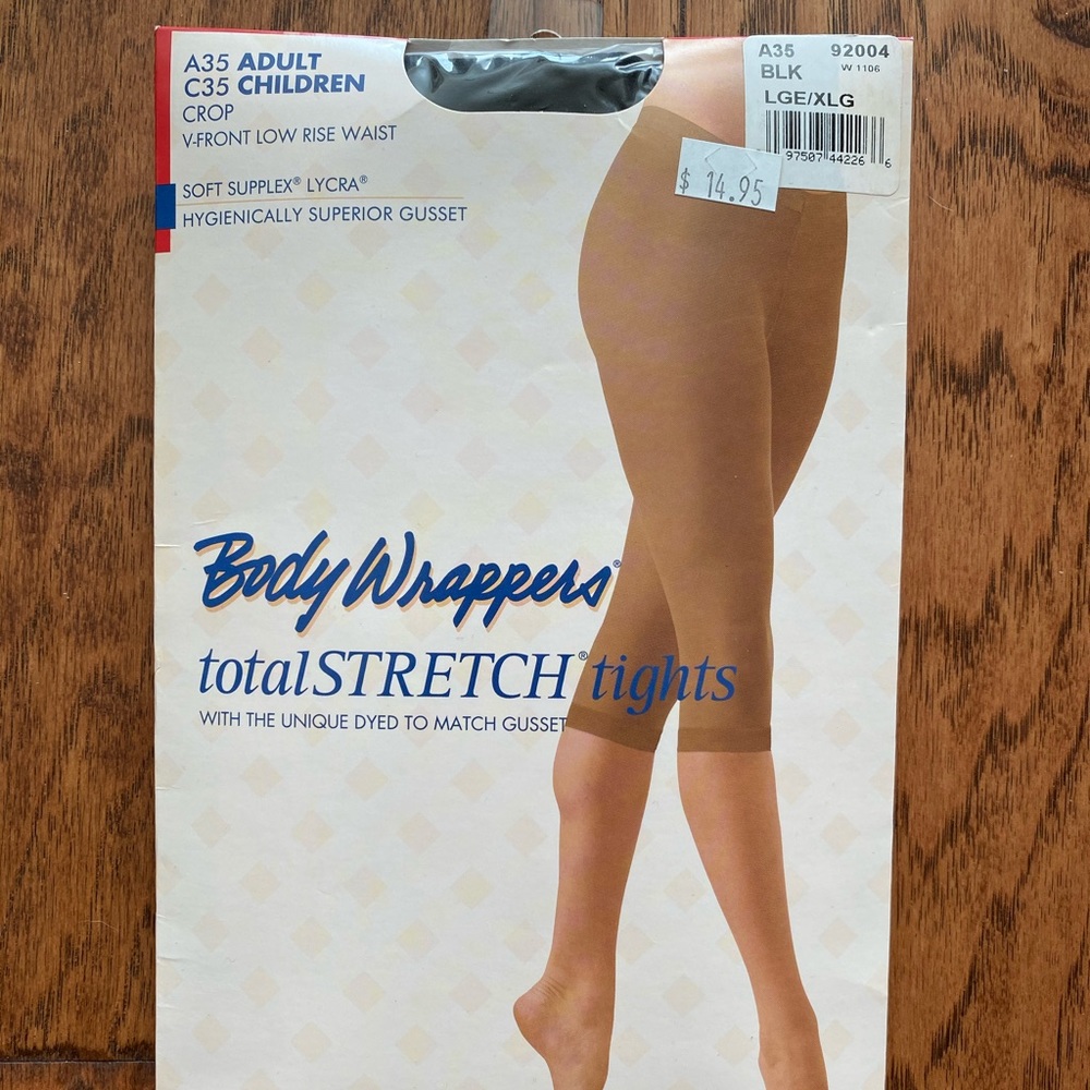 Body wrappers crop tights